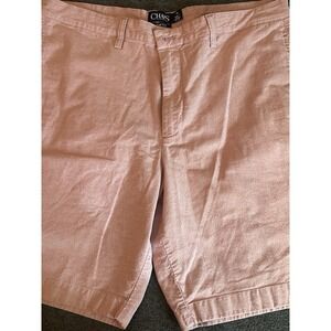 Chaps Stretch Men's Shorts size 36 Pink Chino